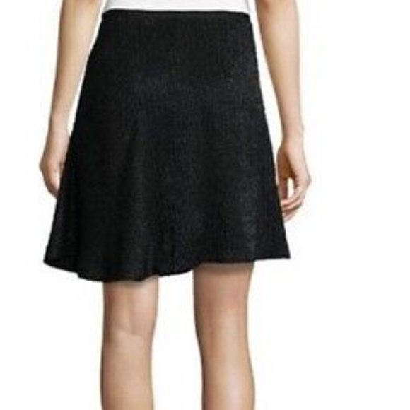 NWT, $425, HALSTON HERITAGE Black Skirt - 6 - Picture 3 of 5